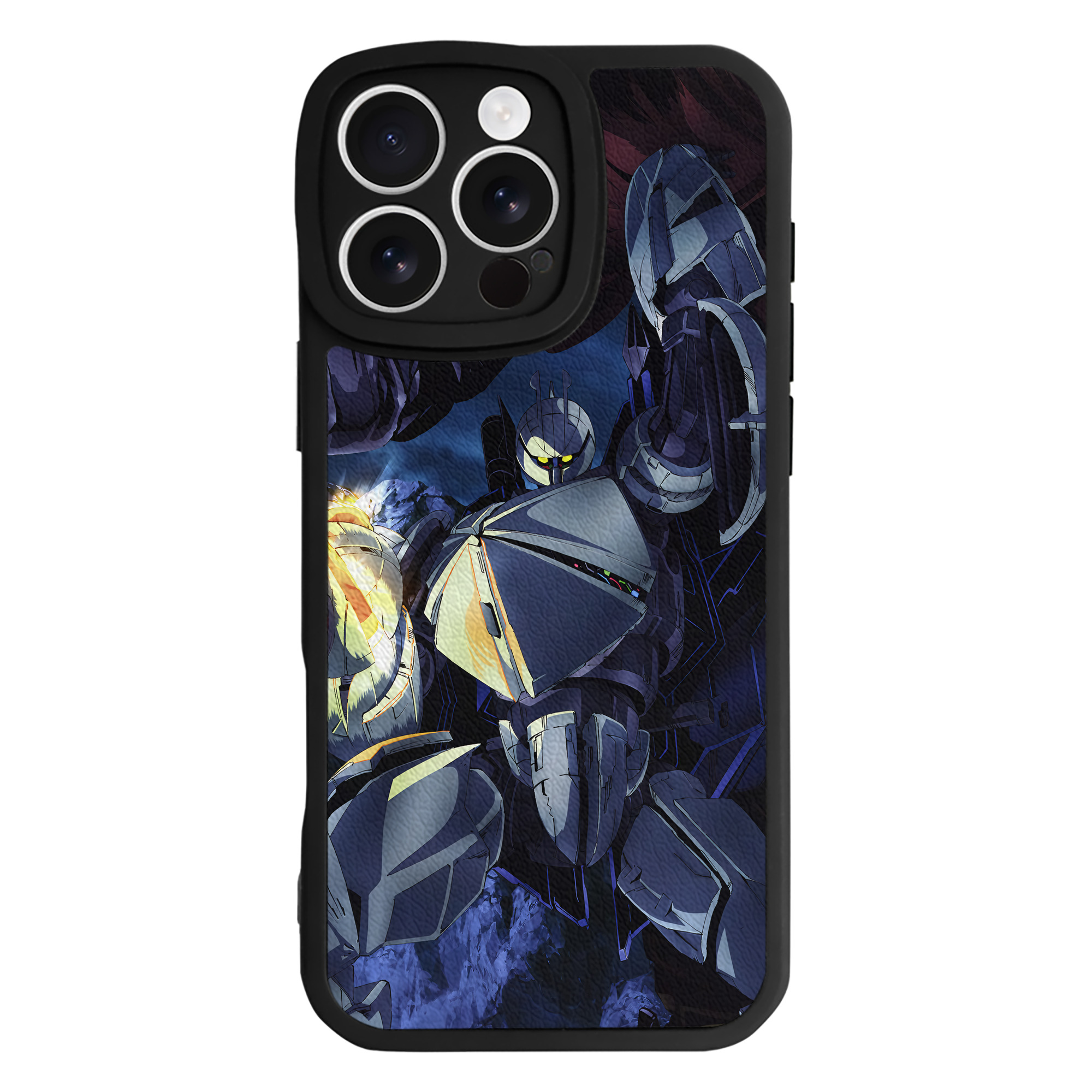 （画像用） 機動戦士ガンダム Mobile Suit Gundam 【iPhone 16シリーズ対応】シリコンスマホケース（レザー調） 材質：シリコン